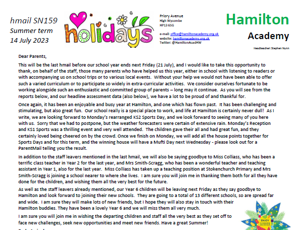 Hamilton Academy tweet media