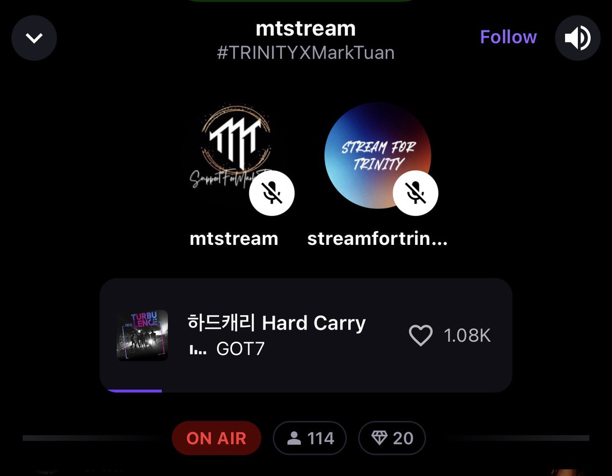 momiilada's tweet image. เพลงนิ แทบลุกเต้นละนะะะะ

#TRINITY_TNT
#ทวลเข็นสตรีมขึ้นยอดดอย
#SupportForMTParty 
#MarkTuan #Got7OnSpotify