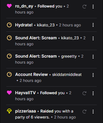 inferno_pyre's tweet photo. Stream Ended! Thank you so much for the support as usual, and thank you especially to @pizzeriaaa_ and @UNCLEJUofficial for the raids and bringing your communities over to my stream!❤️ https://t.co/Zy9edHITBo