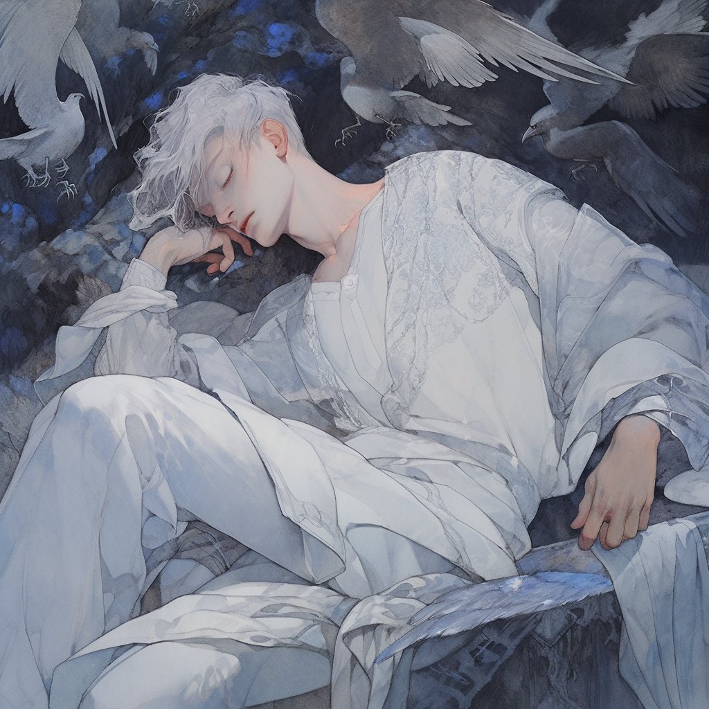 GN🥱Have a wonderful weekend💜✨ #midjourney #AIart