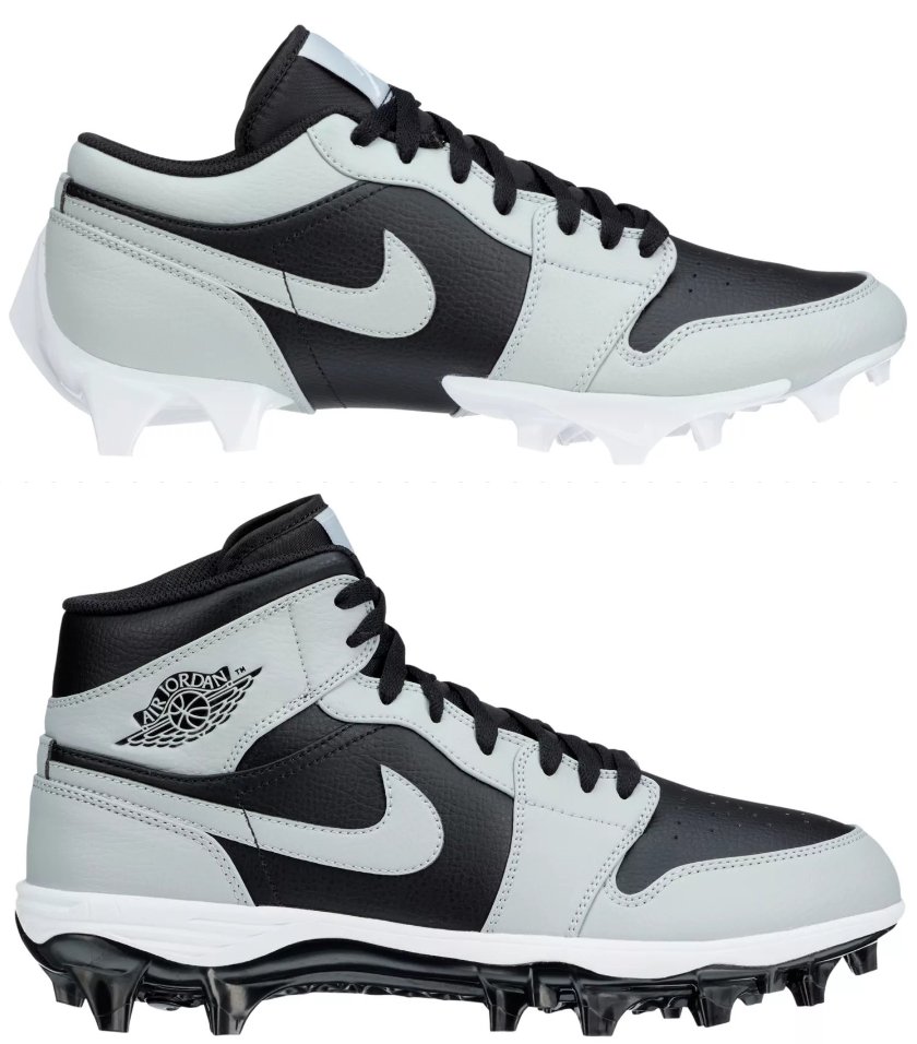 Men's Jordan 1 Vapor Edge Football Cleats