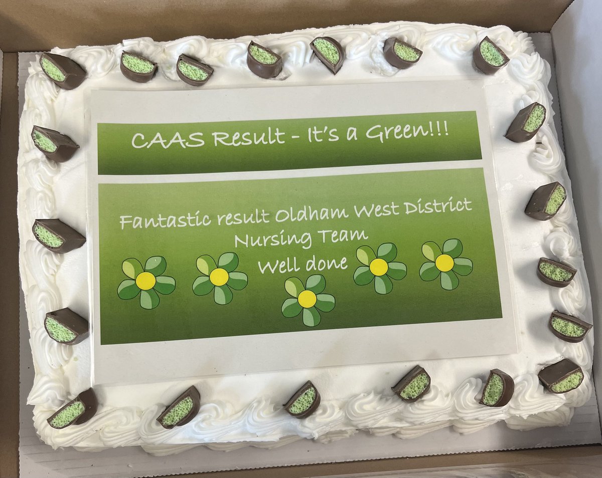 L Rees RN CSP ππ (@mrsrees2014) on Twitter photo Itβs a GREEN! π
So proud of my district nursing team West Cluster. We had our first CAAS inspection & got a green! Everyone works so hard every day & it shows
#CAAS #districtnurse #nhs #leadership
<a href="/laura_ba1/">laura barraclough</a> <a href="/alywadsworth/">Alyson Wadsworth</a> <a href="/NCAlliance_NHS/">Northern Care Alliance NHS Foundation Trust (NCA)</a> <a href="/kaymiller72/">Kay Miller</a> <a href="/Paula_Baker1/">Paula Baker</a> @SaraHandley9 Itβs a GREEN! π
So proud of my district nursing team West Cluster. We had our first CAAS inspection & got a green! Everyone works so hard every day & it shows
#CAAS #districtnurse #nhs #leadership
<a href="/laura_ba1/">laura barraclough</a> <a href="/alywadsworth/">Alyson Wadsworth</a> <a href="/NCAlliance_NHS/">Northern Care Alliance NHS Foundation Trust (NCA)</a> <a href="/kaymiller72/">Kay Miller</a> <a href="/Paula_Baker1/">Paula Baker</a> @SaraHandley9