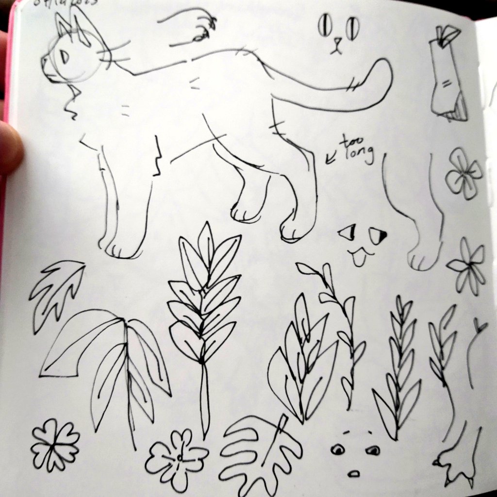 Started a new sketchbook this week ✍️ 