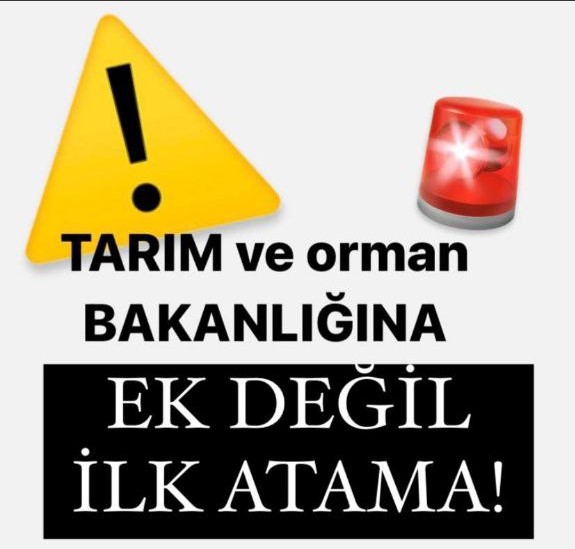 Sn 
<a href="/ibrahimyumakli/">İbrahim Yumaklı</a>
 yıllarca atama bekleyen ziraat, gıda mühendisleri veteriner hekimler olarak 
<a href="/TCTarim/">T.C. Tarım ve Orman Bakanlığı</a>
 müjde bekledik ve her yıl hayal kırıklığı yaşadık.onceki bakanlarimizin uyguladığı stratejiye lütfen son verip gençlere gereken değeri veriniz 
#SnYumaklıAtamaOlmalı
