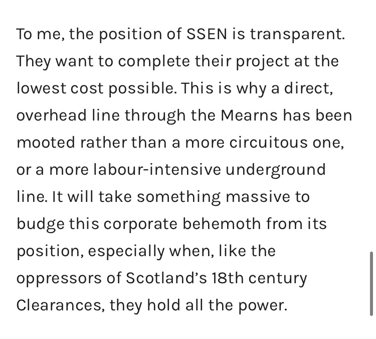 From my article on the Mearns super pylon plans. It's no wonder local residents are unhappy.