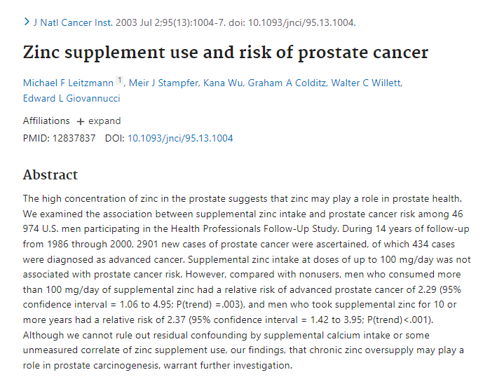 ZINC AND TESTOSTERONE. Zinc is well known for its testosterone