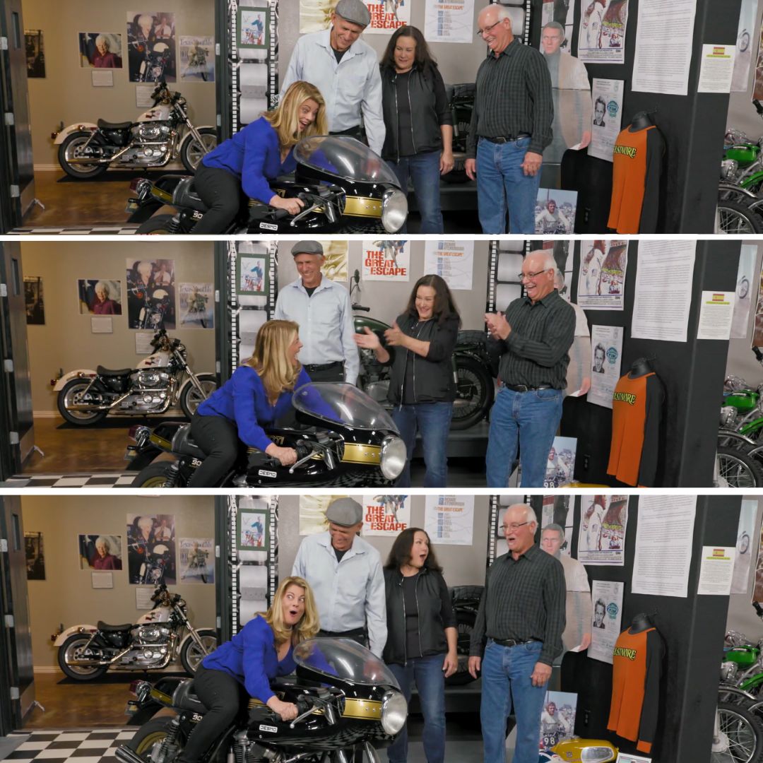 The many emotions of riding a motorcycle according to Lisa Whelchel. 🏍️

#collectorscall #ccseason4 #metvnetworkofficial #motorcycles