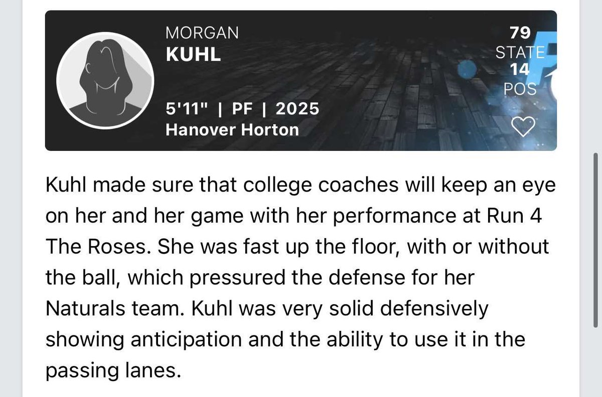 Thank you for the write up <a href="/PGHMichigan/">Prep Girls Hoops Michigan</a>