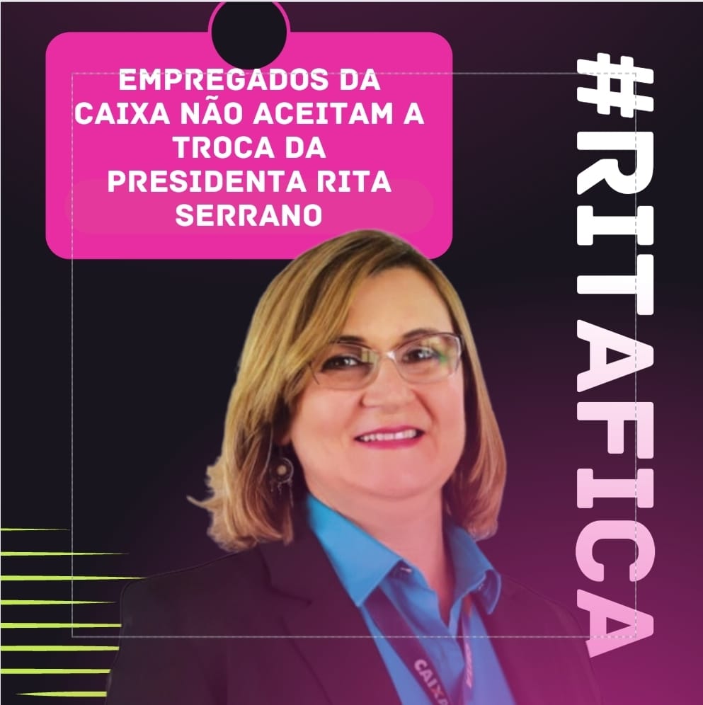 priaandrade's tweet photo. #RITAFICA 

A CAIXA NÃO É MOEDA DE TROCA! 

#Caixa #CEF #maisqueumbanco #orgulhodepertencer #aCaixaedoBrasil #caixacemporcentopública #ficarita #ficaritaserrano https://t.co/Whwf32ZgJg