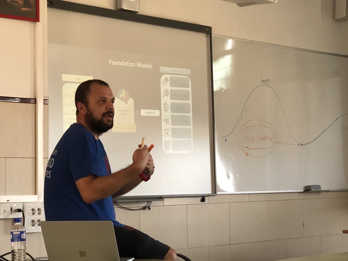 Arrancando la sesión sobre #OpenAI de la mano de <a href="/adiazcan/">Alberto Diaz Martin</a> y <a href="/saintwukong/">Santiago Porras #globalazure</a>, organizado por <a href="/TenerifeDev/">TenerifeDev</a> y hospedado por <a href="/salesianosLC/">Salesianos La Cuesta - #ProtagonistasDeLaHistoria</a> 🤓💻👾