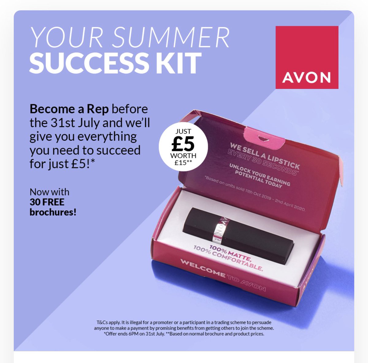 kayjay338's tweet photo. Just sharing this announcement.
Where else can you start your own business for a fiver.  And you still get the opportunity of getting it back! What’s to lose? 😀
https://t.co/BRF4GUqd2N
#joinavon #opportunity #beautylover #RT https://t.co/aX2yFZewGl