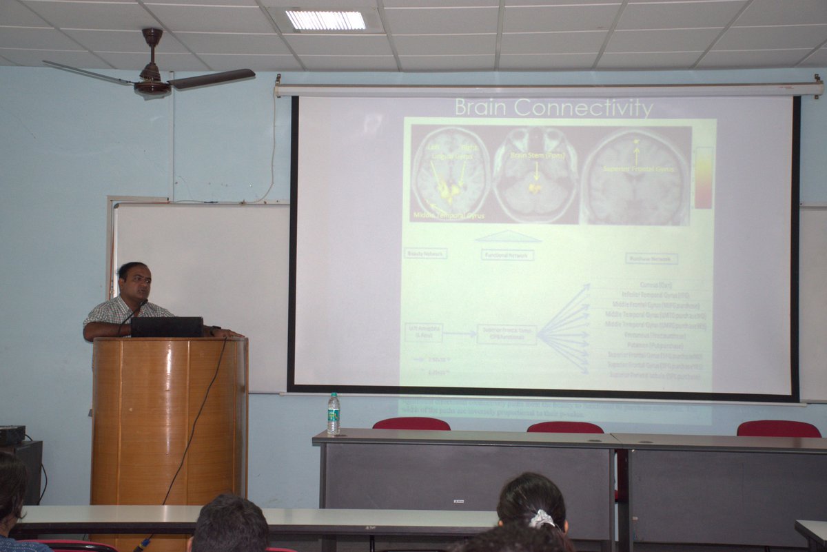 Centre of Behavioural & Cognitive Sciences (CBCS) (@cogscicbcs) on Twitter photo Had the privilege of hosting an insightful lecture by Prof. <a href="/gopideshpande/">Gopikrishna Deshpande</a> at CBCS. He discussed characterizing brain networks and their applications in neuroeconomics. Fascinating insights and potential for future collaborations! #Neuroimaging #Neuroeconomics #CBCS Had the privilege of hosting an insightful lecture by Prof. <a href="/gopideshpande/">Gopikrishna Deshpande</a> at CBCS. He discussed characterizing brain networks and their applications in neuroeconomics. Fascinating insights and potential for future collaborations! #Neuroimaging #Neuroeconomics #CBCS