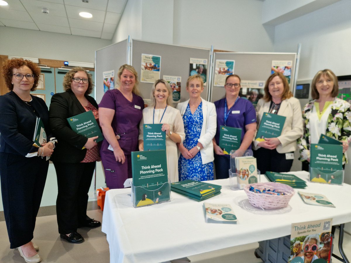 #MRHPortlaoise held information sessions this week on #ThinkAhead. Think Ahead Planning Packs are a place to record your preferences &amp;choices for your future care through illness, end of life and after death and contain Advanced Healthcare Directives.

Think Ahead Speaks for You
