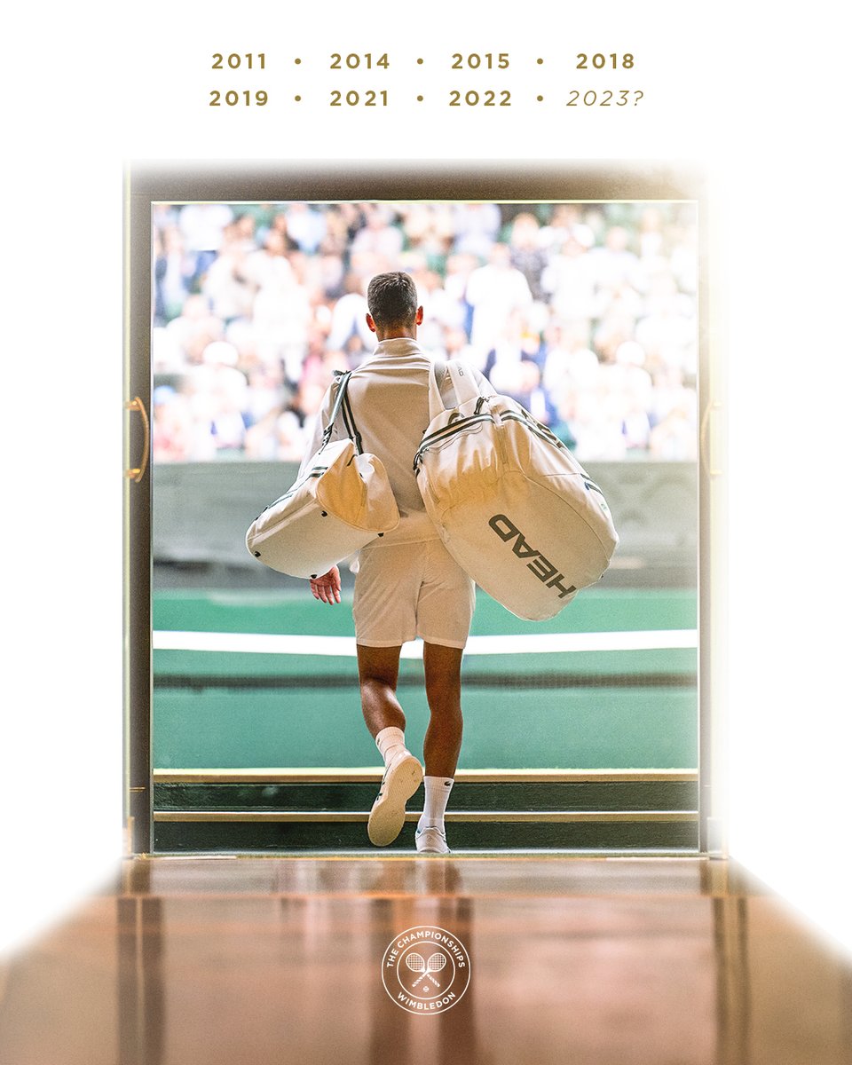 Wimbledon's tweet photo. A date with destiny awaits ✨

#Wimbledon | @DjokerNole https://t.co/X6sQftHJw8