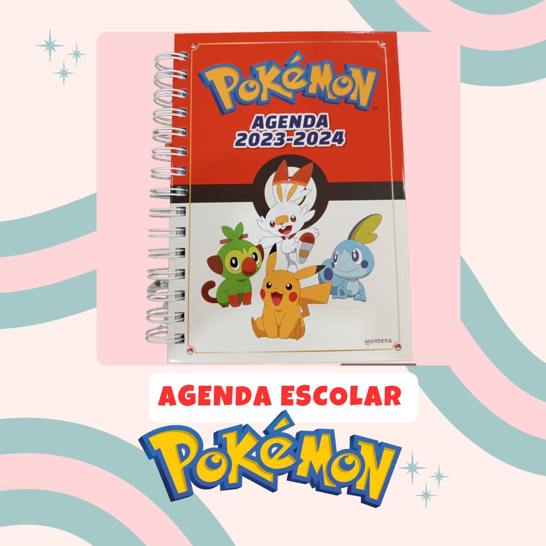 Pixcopiers's tweet photo. Ya estamos trabajando con la vuelta al cole!! 🎒🏫 Ya tenemos en tienda agendas Pokémon!! Para los entrenadores Pokémon!! https://t.co/2X4efL0Aod