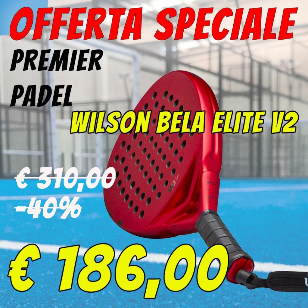 Super offerta PREMIER PADEL! 💪
Fino ad esaurimento scorte

#dnatennis #shopandlab #professionalchoice #marcorossani #padel #wilsonpadel #headpadel #head #wilson #premierepadel @marcorossani