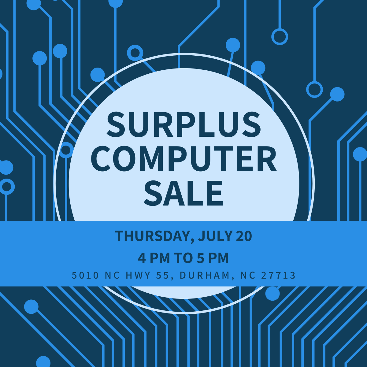Kramden's tweet photo. The next sale of surplus computer equipment will be Thursday, July 20th, from 4 p.m. - 5 p.m. All proceeds benefit Kramden's programs. See https://t.co/PakOAv67yD for details.
#gettech #techsales #kramden https://t.co/iAByirkNNc