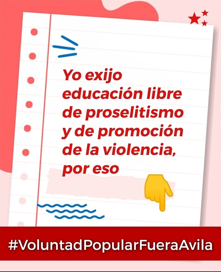 agatazuz's tweet photo. #voluntadpopularfueraAvila https://t.co/Z79Pp0zmoT