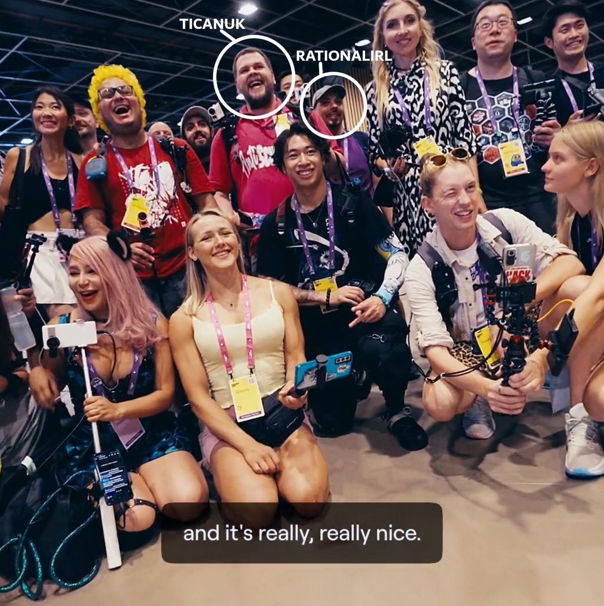 SuspiciousPixel's tweet photo. @Twitch eyy look at that lineup, rationalirl and @ticanuk who empower IRL streamers with affordable, modern services and equipment like #AntiScuff and #Belabox. https://t.co/XgKGhIHgop