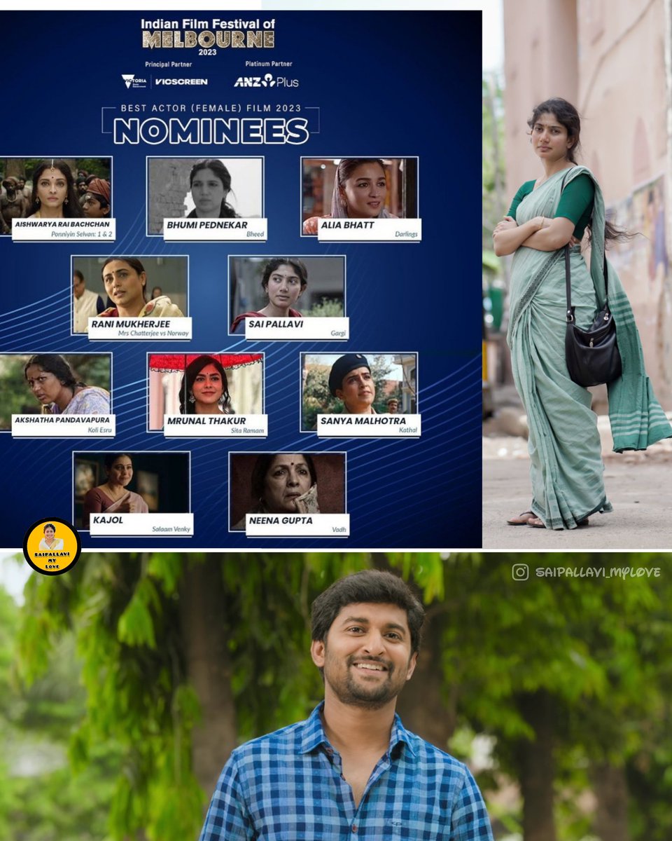 Saipallavi_love's tweet image. Our @Sai_Pallavi92 Is nominated to Best Actress for #Gargi in INDIAN FILM FESTIVAL of MELBOURNE(Australia)❤️‍🔥

#SaiPallavi @prgautham83
@IFFMelb #IFFM2023 #IFFM