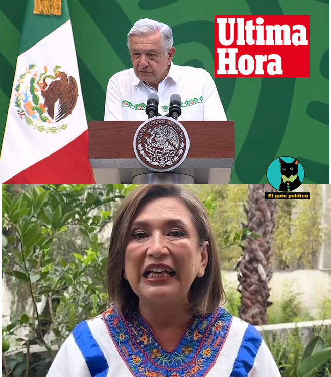 elgatopolitico_'s tweet photo. 🔴🔴Atención 
"Me llegó una información que en 9 años la empresa de Xóchitl Gálvez recibió contratos por cerca de mil 500 millones de pesos. Nada más que lo aclare. El que nada debe, nada teme..."
AMLO revela multimillonario negocio de Xóchitl Gálvez al amparo de los gobiernos.  ¡Que se investigue!
#Mañanera #ConferenciaPresidente