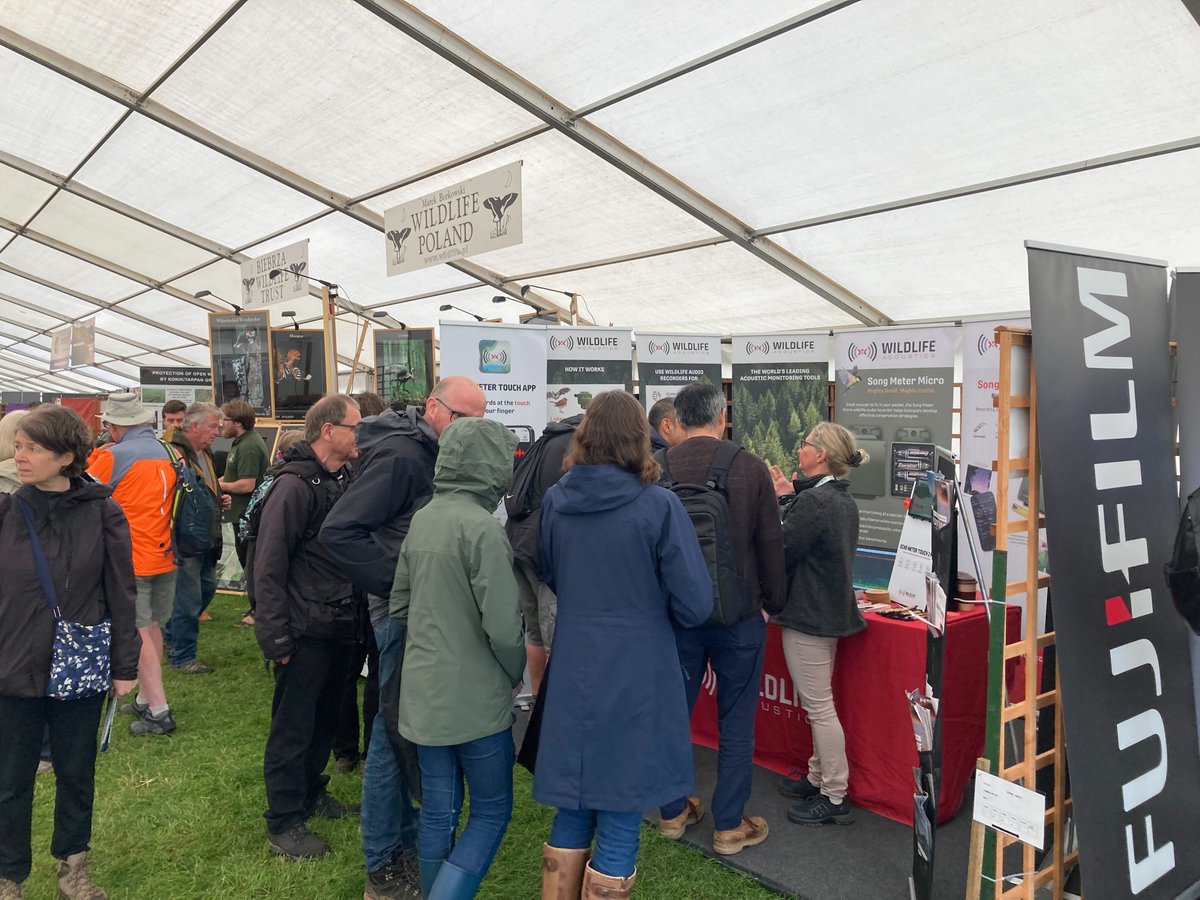 Wildlife Acoustics (@wildlifeacoust) on Twitter photo Make sure to say hi to our representatives at <a href="/GlobalBirdfair/">Global Birdfair</a>, Paul and Fran! They'll be hosting a workshop on Identifying Bird Songs. Make sure to say hi to our representatives at <a href="/GlobalBirdfair/">Global Birdfair</a>, Paul and Fran! They'll be hosting a workshop on Identifying Bird Songs.