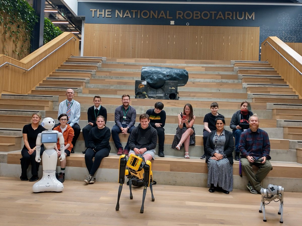 West Lothian Council DYW (@wlcdyw) on Twitter photo Huge thanks to Blair & Sabaht @NRobotarium for our <a href="/LoveWestLothian/">West Lothian Council</a> <a href="/CareerReadyUK/">Career Ready</a> interns' visit
Students learned about careers & pathways into Robotics & AI😍
#developingyoungworkforce <a href="/WestCalderHigh/">West Calder High</a> <a href="/BathAcadNews/">Bathgate Academy</a> <a href="/broxburnacademy/">Broxburn Academy</a> <a href="/Linlithgow_Acad/">Linlithgow Academy</a> <a href="/InveralmondC/">Inveralmond CHS</a> <a href="/BGWestLothian/">Business Gateway West Lothian</a> Huge thanks to Blair & Sabaht @NRobotarium for our <a href="/LoveWestLothian/">West Lothian Council</a> <a href="/CareerReadyUK/">Career Ready</a> interns' visit
Students learned about careers & pathways into Robotics & AI😍
#developingyoungworkforce <a href="/WestCalderHigh/">West Calder High</a> <a href="/BathAcadNews/">Bathgate Academy</a> <a href="/broxburnacademy/">Broxburn Academy</a> <a href="/Linlithgow_Acad/">Linlithgow Academy</a> <a href="/InveralmondC/">Inveralmond CHS</a> <a href="/BGWestLothian/">Business Gateway West Lothian</a>