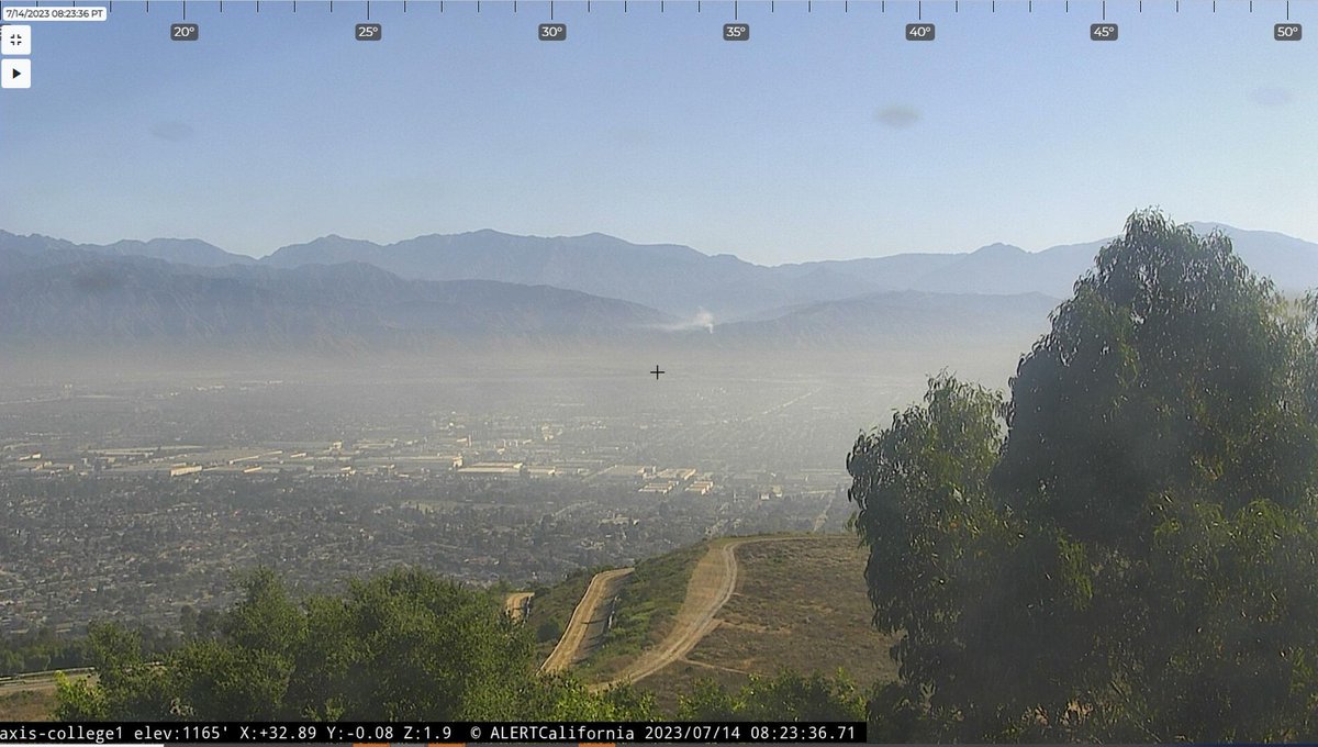 LAFireAlerts's tweet photo. #Azusa. Brush fire in ANF. San Gabriel Canyon and the Morris Reservoir. #EncantoFire. https://t.co/EhrVyx1d79