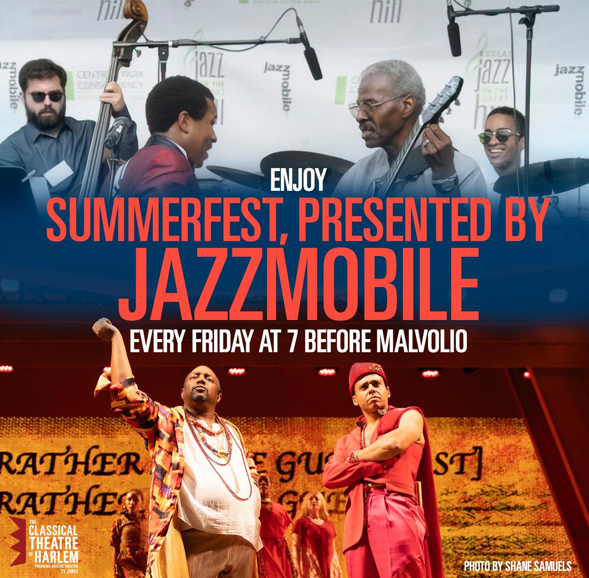 Enjoy Summerfest, presented by Jazzmobile every Friday at 7 before Malvolio! Malvolio is “a sweet summer frolic” - The New York Times (CRITIC’S PICK) See Malvolio for free this summer! Performances run July 8-29, Tue-Sun, 8:30 PM (cthnyc.org/malvolio) It’s wartime. A