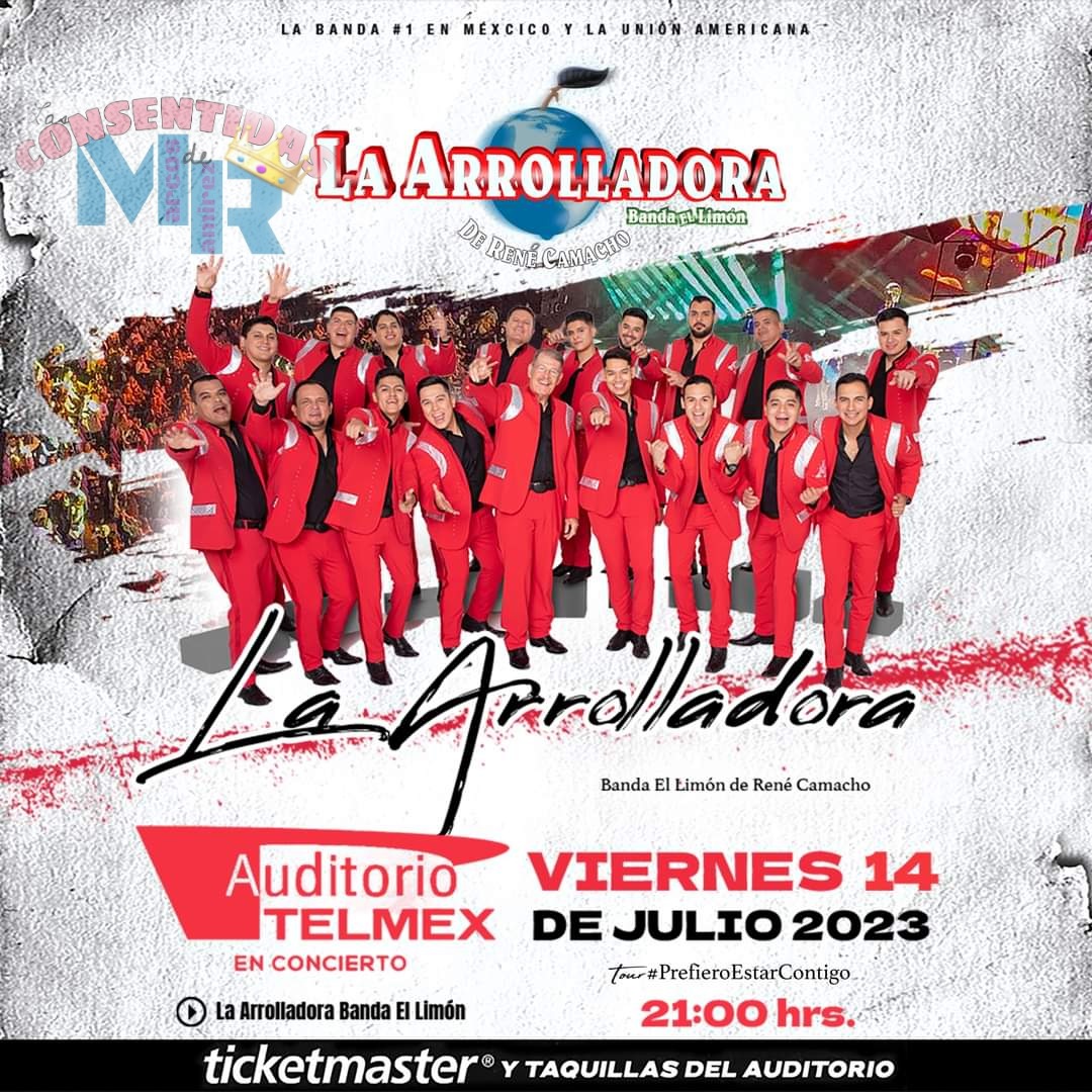 LasConsenMR's tweet photo. Hoy la @Arrolladora Banda el Limón llegá al Auditorio Telmex en Guadalajara, Jalisco . 
¡Ven y Vive la Experiencia!
#TourPrefieroEstarContigo. 
@LasConsenMR @marcos_abl ❣️🍋🎶

Ya pueden disfrutar de su más reciente video "Caro Descaro" 👇🏻👇🏻
https://t.co/jYM5hQzipq https://t.co/Izq7oXJURn