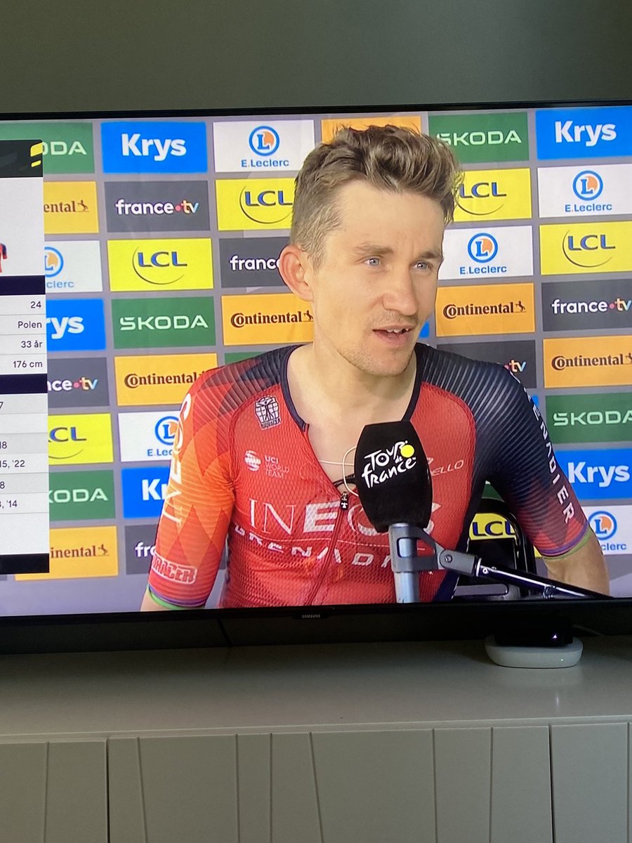 Love this, huge congrats <a href="/kwiato/">Michał Kwiatkowski</a> <a href="/INEOSGrenadiers/">INEOS Grenadiers</a> <a href="/LeTour/">Tour de France™</a>