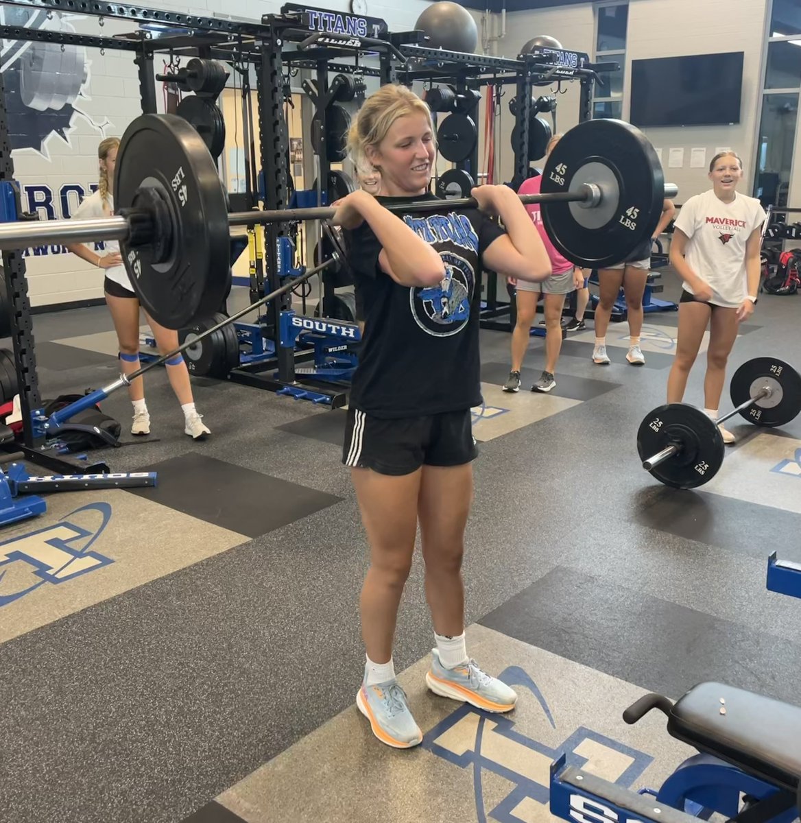 Hard Work Works!! Only 3 weeks Away!  Let’s GOOOO! <a href="/PLS_activities/">PLS Titan Activities</a> <a href="/PLSTitanPower/">Titan Strength</a> #CraveTheChase #SouthsidePride