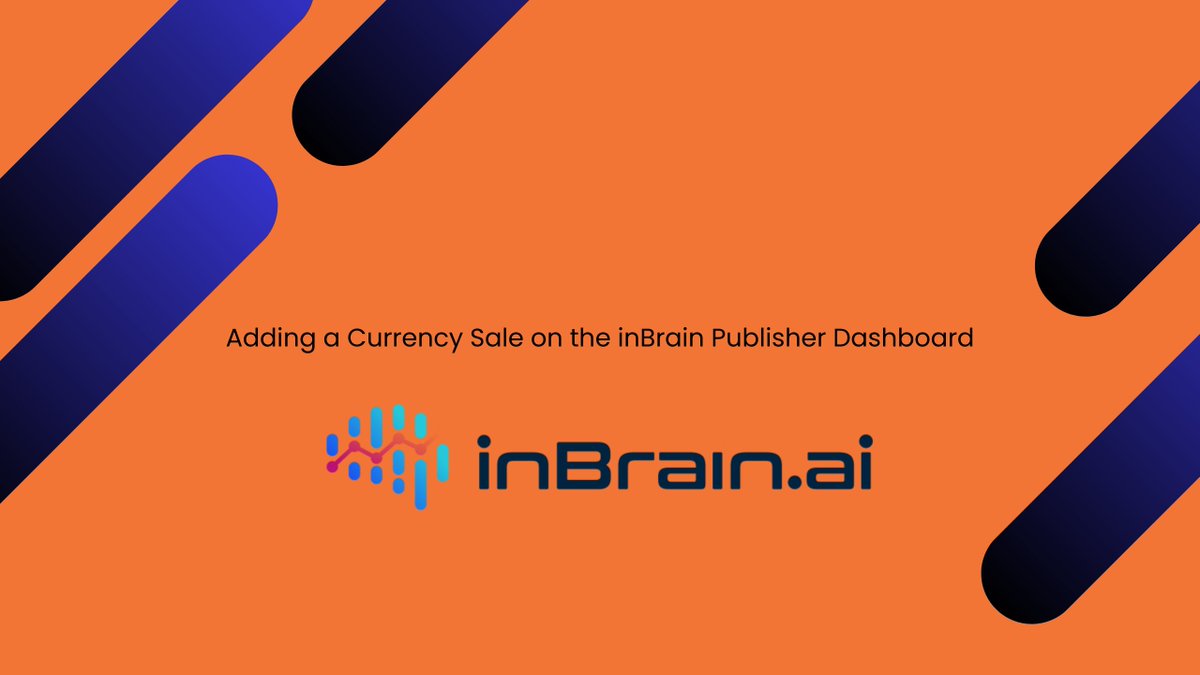 inBrainai's tweet photo. inBrain Currency Sales - How To Add in Publisher Dashboard https://t.co/PZpVx2DNDT via @YouTube https://t.co/XVYeyfJnfw