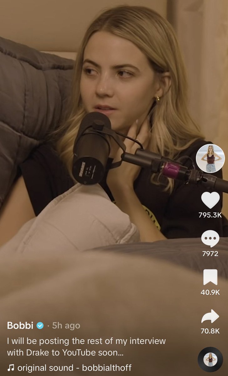 Wondering if Drake has a zeitgeist or trends team or if some of his circle is just extremely online, because this feels early.