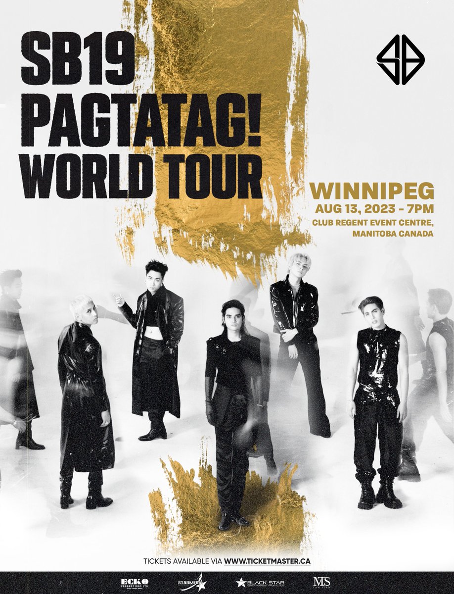 SB19Official's tweet photo. ⚠️ PAGTATAG! World Tour: Winnipeg

Here’s a quick guide for the upcoming #PAGTATAGWorldTourWinnipeg concert!

🎫 Get your tickets here: https://t.co/9Y6LUaZJrK

#SB19 #PAGTATAG #SB19PAGTATAG #PAGTATAGWorldTour https://t.co/wcopUS4Stm