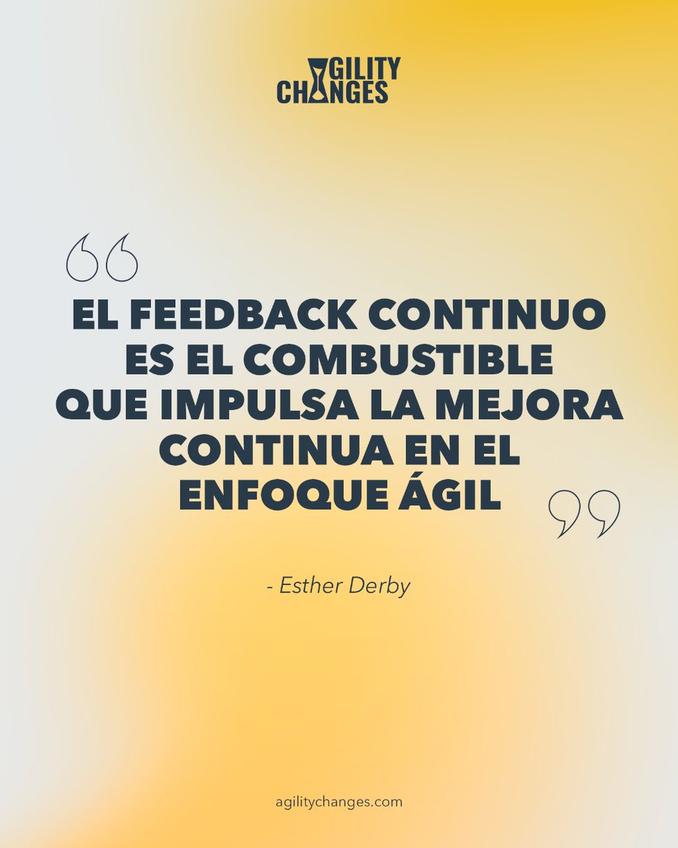 AgilityChanges's tweet image. 📈💡 Feedback continuo: el motor de la mejora constante en el enfoque ágil. Acepta la retroalimentación, crece y evoluciona. Impulsa tu progreso y alcanza resultados excepcionales. ¡Sé receptivo y nunca dejes de mejorar! 💪✨ #ContinuousFeedback #AgileImprovement