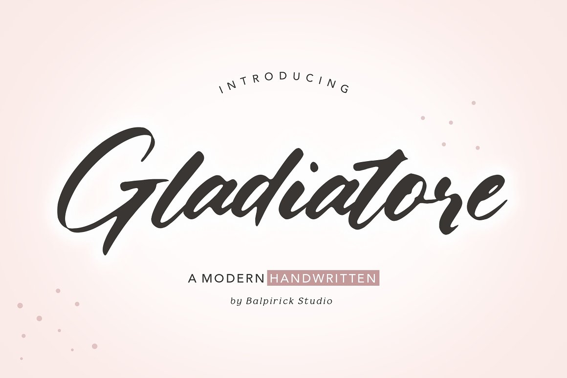 fontriver's tweet photo. Gladiatore font designed by Balpirick Studio
https://t.co/GfLa3nc5U2
#script #handwritten #fonts #typography #design #webdesign #font #typeface #lettering #handlettering #brand #branding #branddesign #brandingdesign #businesscard #businesscarddesign #visitcard #visitcarddesign https://t.co/FsZK0mULgU