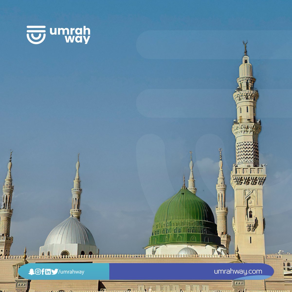 umrahway's tweet photo. #المدينة_المنورة ثاني أهم البقاع المقدسة وأول عاصمة في الإسلام https://t.co/E3upWerdAb