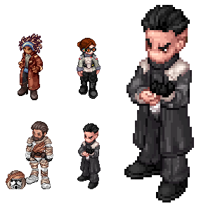 Phee Genoa, Mayday, Emerie Karr and Royce Hemlock from The Bad Batch.