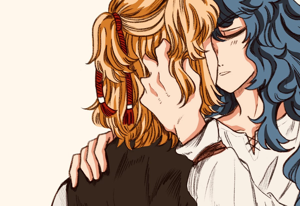 「Alisandre x Willet from my webcomic TeaR」|Themy|Mys city's writerのイラスト
