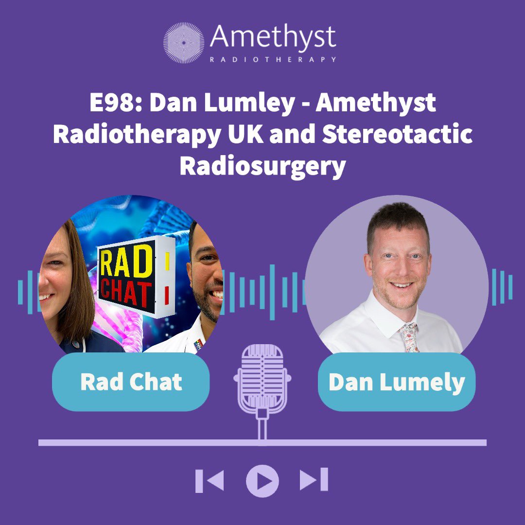 QSRC's tweet photo. Our Director of Clinical Services Daniel Lumley had a great chat with @rad__chat about his role at @uk_amethyst, stereotactic radiosurgery versus whole brain radiotherapy and his motivation to help people. 

Find out more: https://t.co/hkcxK6Ro0D. https://t.co/3n7mBbiAAB