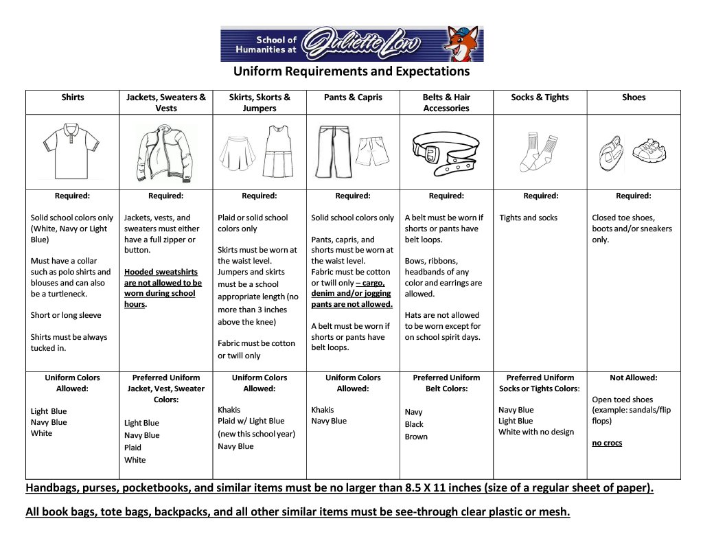 Are you preparing to #LevelUpLearning? Be sure to check-out our uniform requirements to be #FirstDayReady.