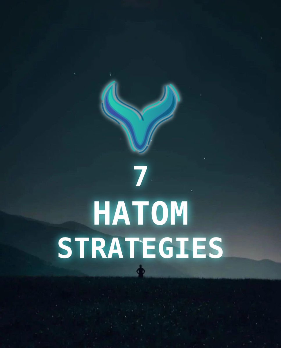 🚨7 HATOM strategies you can do at launch.🚨

Lot of earning opportunities and strategies.

Let's see the 7 best ones and their risk &amp; rewards.

#MultiversX DeFI is at a tipping point⚡

A thread🧵
