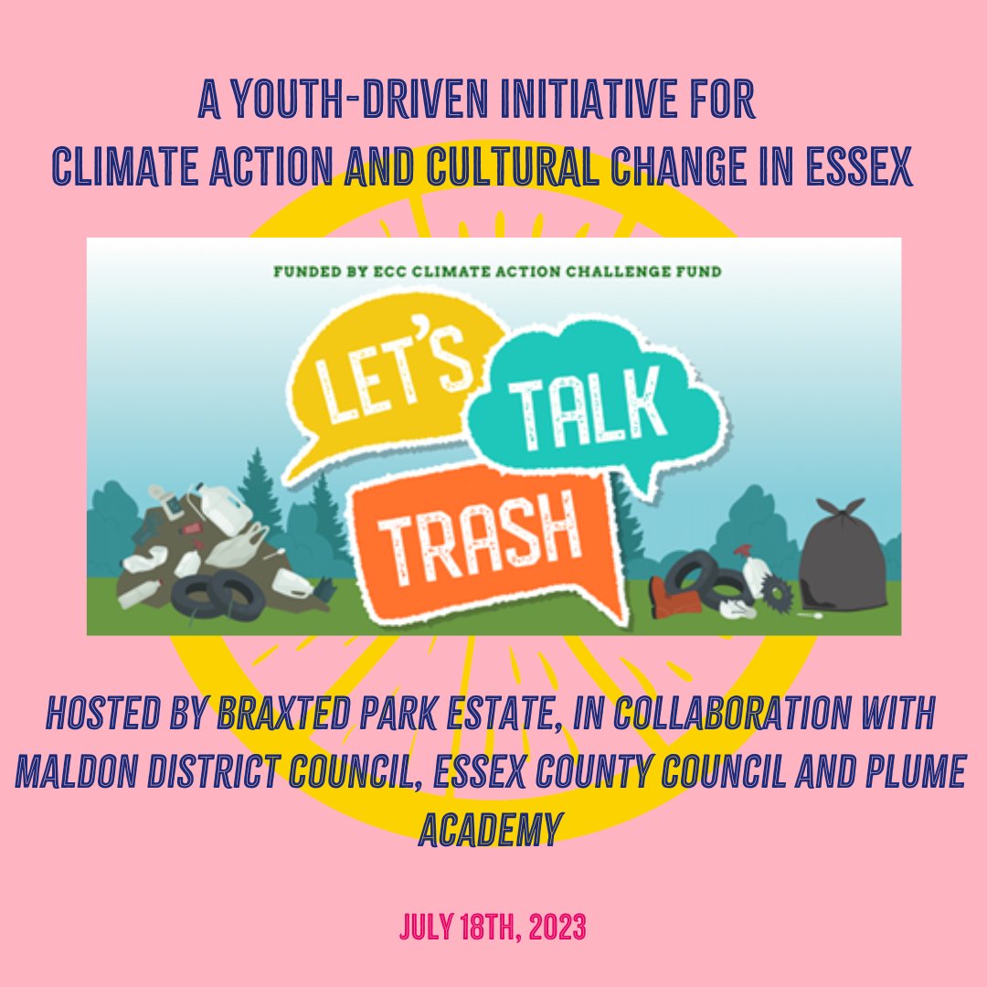 Our great client, Braxted Park Estate has launched its newest event, the ‘Let’s Talk Trash’ festival in collaboration with Plume Academy, Essex County Council and Maldon District Council. The festival aims to inspire behavioural change through promotion of  recycle strategies.