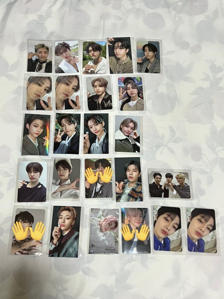 neen0920's tweet photo. straykidsスキズ　トレカ　交換　特典

【譲】画像1.2.3枚目
【求】フィリックス 、ヒョンジン

5star、会場限定トレカなど求めております！
※特典は特典との交換優先🙇‍♀️

お気軽にお声掛けくださいませ🌷
纏め交換優先
バンチャン、リノ、チャンビン、ハン、スンミン、アイエン https://t.co/b9k1AXywfi