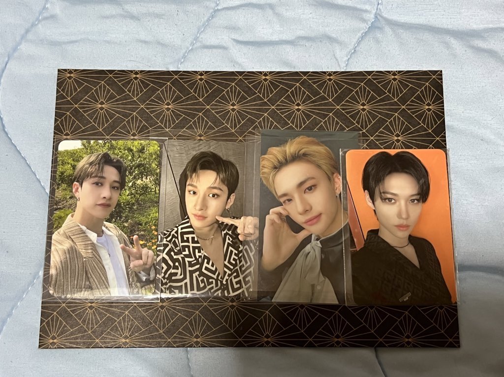 neen0920's tweet photo. straykidsスキズ　トレカ　交換　特典

【譲】画像1.2.3枚目
【求】フィリックス 、ヒョンジン

5star、会場限定トレカなど求めております！
※特典は特典との交換優先🙇‍♀️

お気軽にお声掛けくださいませ🌷
纏め交換優先
バンチャン、リノ、チャンビン、ハン、スンミン、アイエン https://t.co/b9k1AXywfi