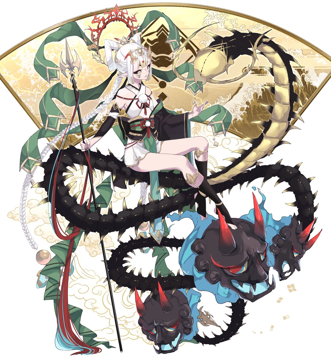「和ファンタジーが好きです #作品をみてくださいあわよくばフォローしてください祭」|るるふ@👀🌱のイラスト