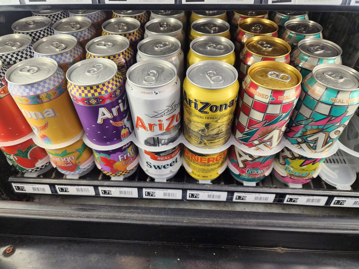 prozach_i's tweet photo. hey @DrinkAriZona is this the end times?
$1.79 a can i have never been so sad https://t.co/EZ59a52e2Z