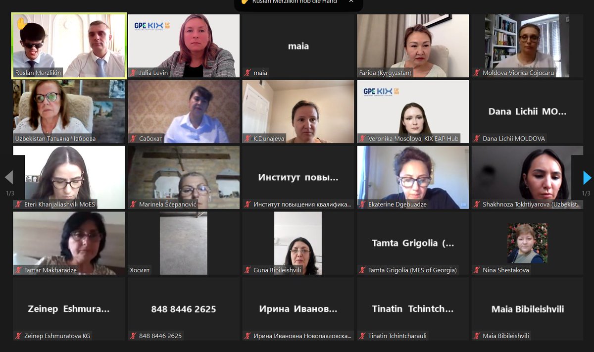 KIXEMAP's tweet photo. Today, more than 90 experts joined the Launch of the #KIXEAP Inter-country Exchange on #InclusiveEducation (Rapid Customised Country Support) in Eastern Europe, Central Asia &amp; the Caucasus, aiming to share innovations &amp; best practices📚🤝 Stay tuned for more updates! #EduForAll https://t.co/kd6k5hqJ0s