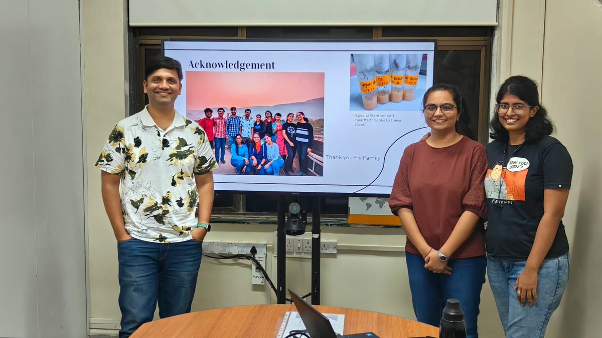 RohanKhadilkarr's tweet photo. Congratulations Kashyapi for a successful dissertation at the lab! Kashyapi was a sincere, methodical and dedicated trainee from Navrachna University, Vadodara who was part of the lab for past few months.
#traineepower #intern https://t.co/UYIGfMY07r